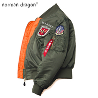 Kurtka Top Gun wojskowe bomberka kurtka pilotka USA Air Force 1